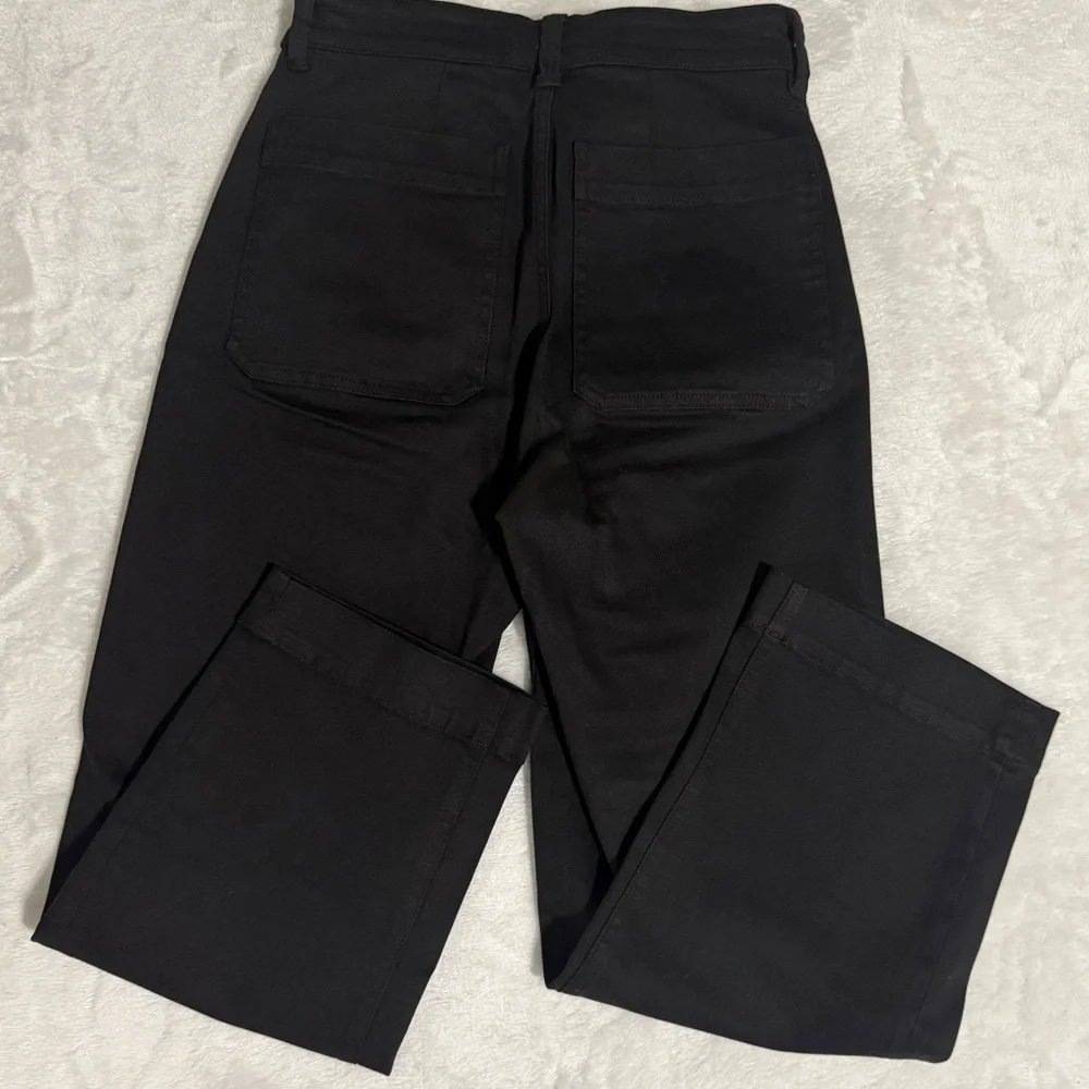 Everlane The Utility Straight-Leg Pant Black Size 2 Short